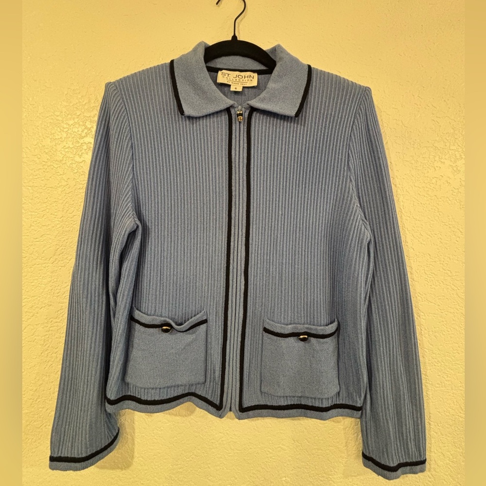 St. John by Marie Gray front zip cartagain.